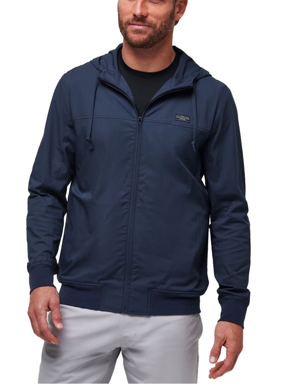 TravisMathew Wanderlust hooded full-zip jacket Size L (j6)